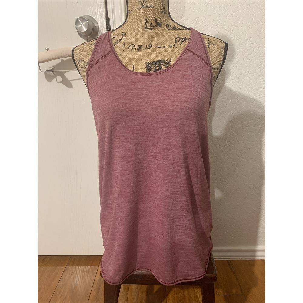 lululemon 8 unlined sports athletic tank top red yoga older collection